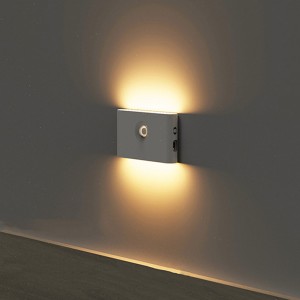 Lampu Dinding Kamar Lansia Sensor PIR Bundar Warm White 2700K