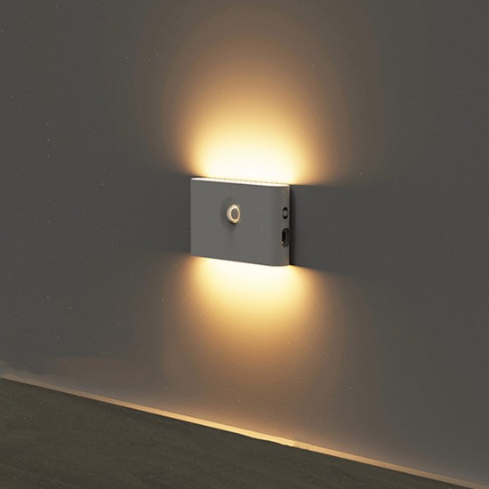Lampu Dinding Kamar Lansia Sensor PIR Bundar Warm White 2700K Lampu Dinding Kamar Lansia Sensor PIR Bundar Warm White 2700K
