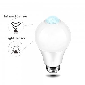 Lampu LED Kamar Lansia Sensor Gerak PIR E27 Warm White 3500k 12W