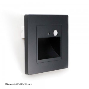 Lampu Interior Kamar Lansia Sensor PIR Warm White 3 Watt