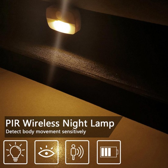Lampu Lemari Kabinet Lansia Sensor PIR Warm White 3200K Lampu Lemari Kabinet Lansia Sensor PIR Warm White 3200K