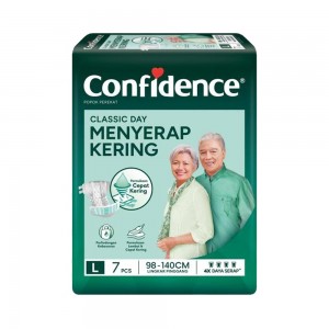 Confidence Classic Day Popok Dewasa Perekat Size L Isi 7