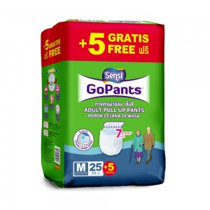 Sensi GoPants Popok Dewasa Celana Size M Isi 25 Ekstra 5