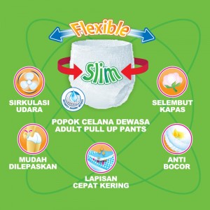 Sensi GoPants Popok Dewasa Celana Size XL Isi 9 Ekstra 2